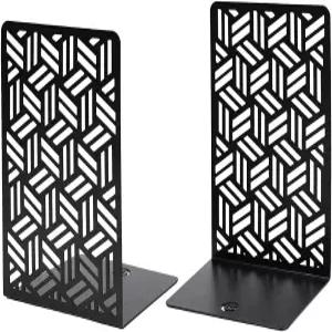 CNK 북엔드 장식용 책꽂이 선반 엔드 헤비 듀티 홀더 스톱퍼 금속 스토퍼 귀여운 보호 책장 쿡북 오피스 홈