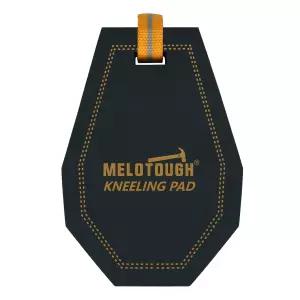 멜로터프 미니 무릎 보호대 휴대용 1인치 두꺼운 NBR 폼 배관공 정비사 전기 기술자(오렌지/블랙)