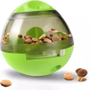 선그로우 강아지 소형견 품종 고양이 간식 공 슬로우 펫 피더 지루함 버스터 조절식 식품 디스펜서 장난기