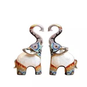 코끼리 장식품 거실장 재물 집들이 행운의 와인장 개업