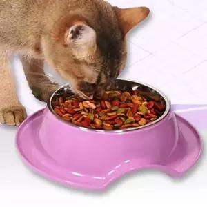 [셀러에이드]강아지 밥그릇 식기 깨끗한 핑크 애견 반려견 강아지밥그릇