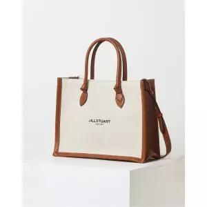 매장정품 JILLSTUART 질스튜어트 [뉴페이퍼] 아이보리 캔버스 북토트백 JABA5F330 1248441