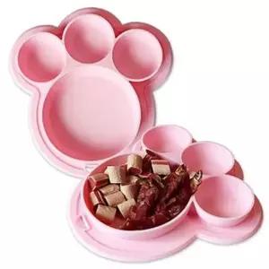 [셀러에이드]강아지 고양이 밥그릇 사료 식기 간식 스탠드 핑크 강아지물병