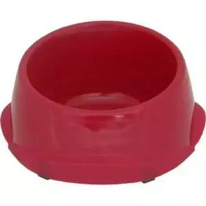 강아지 밥그릇 1구 식기 간식통 물 수반 애견 레드