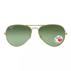 [관부가세포함] 레이밴 에비에이터 클래식 편광 그린 남녀공용 선글라스