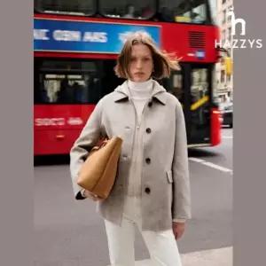 [백화점 정품] 헤지스 레이디스 [26SS] 핸드메이드 하프 코트 HSCO6A101