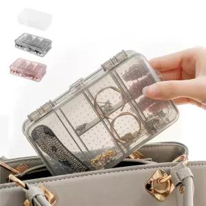 키밍 2단 악세사리 주얼리 정리함 보관함 귀걸이 수납 Kgh7+4hJS