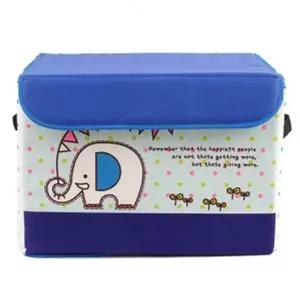 [셀러에이드]강아지 용품 박스 보관함 장난감 정리함 수납함 블루 고양이 애묘