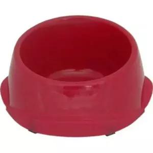 강아지 밥그릇 1구 식기 간식통 물 수반 애견 레드