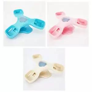 강아지 3단 식기 밥그릇 노즈 워크 장난감 블루