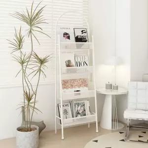 잡지책장 선반 수납 아이보리 팜플렛 전단지 매거진