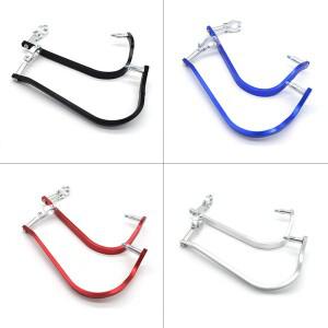 22mm 범용 바이크 오토바이 핸드 가드 알루미늄 핸들 바 보호대 Dirtbike 브레이크 레버