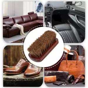 말털 가죽 섬유 청소 브러시 자동차 인테리어 가구 의류 가방 광택 연마 자동 세차 디테일링