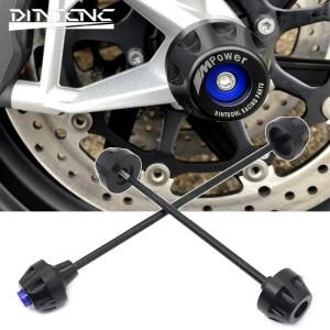 BMW 호환 S1000RR -2024 바이크 오토바이 휠 프로텍터 R RR XR M  용 후방 프론트 액슬 포크 크래시 슬라이