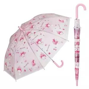 투명 장우산 마이멜로디러브 55cm 1P 초등 자동우산 귀여운장우산