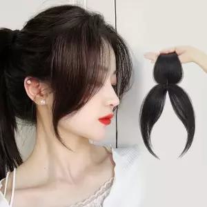 부분 가르마 볼륨피스 가발 여자가발 윗머리 yqa6+6Twd