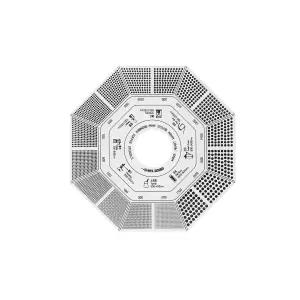 커피 그라인드 참조 변환 그라인더 카드 분쇄 눈금자
