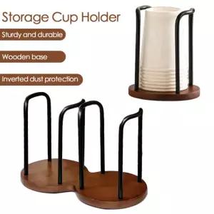 일회용 컵 보관 홀더 차 커피 주최자 물 디스펜서 랙 머그 디스플레이 스탠드 용품