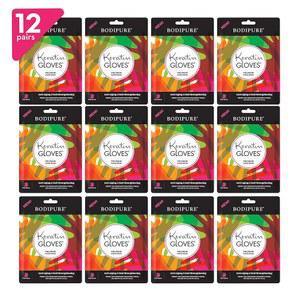 바디 핸드 마스크 케라틴 장갑 건조한 손을 위한 보습 손톱 및 연화 가정에서의 스파 경험 케미컬 프리 모든 타입을 12쌍