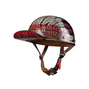 스냅백헬멧 할리 오토바이 반모 스냅백 바이크 스쿠터 빈티지 하이바 모자