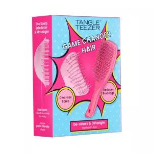 모든 모발 유형을 각질 제거하고 분리하는 미니 헤어 브러시 및 두피 마사지기가 포함된 탱글 티저 한정판