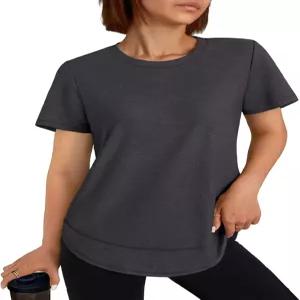 3rdhill 여성 운동복 반팔 크루넥 스포츠 요가 러닝 셔츠 퀵 드라이 의상 S-3XL 출시