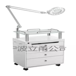 피부미용웨건 조명달린 uv 네일샵 살균 트롤리 수납