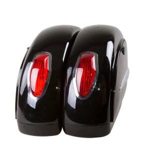 슈퍼커브 사이드백 바이크 유니버셜 1쌍 오토바이 탑박스 스팬드 유광블랙 스쿠터