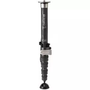 벤로 카본 파이버 모노포드 - 트위스트 잠금 장치 접이식 베이스 360° 회전 및 DSLR 미러리스 비디오