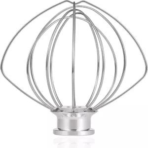 키친에이드 틸트 헤드 스탠드 믹서 K45SS K45 와이어 채찍용 거품 부착.