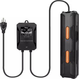 하이거 수족관 히터 100W/200W/300W/500W/800W 잠수식 어항 과열 방지 기능 및 담수 염수용 디지털