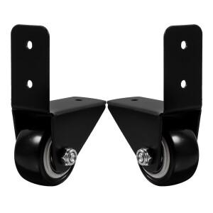 범용 휠 화장대 서랍 작업대 캐비닛 교체 캐스터  헤비 듀티 폴리우레탄 고무  2 개