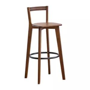 북유럽 원목 홈바의자 카페 인테리어 스툴 바체어 우드 식탁 체어