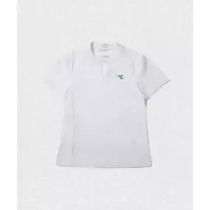 매장정품 디아도라 DIADORA 크로스코트 퍼포밍 카라 반팔 티셔츠 우먼 IVORY DDMA D4222TTS97IVD 1437558