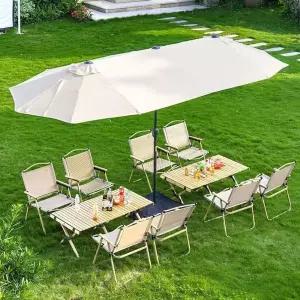 야외 대형 3단 글램핑 계곡 우산 노점 파라솔 초대형