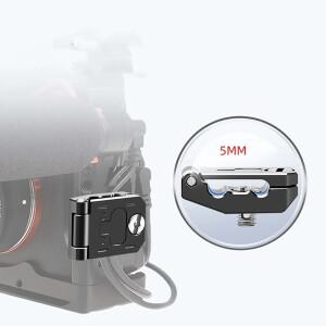 소니호환 캐논호환 니콘 호환 후지호환 DSLR 모니터 비디오 촬영 케이블 정리용 범용 카메라 케이지 클립