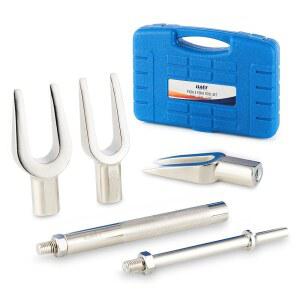 5pcs 모터 테크 피클 포크 공구 세트,볼 조인트 분리기 공구, 경트럭용 헤비 듀티 타이 로드 제거 피트맨