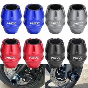 혼다 호환 MSX125 GROM125 MSX 125SF GROM Accessorie 프론트 포크 휠 가을 보호 프레임 슬라이더 안티 크