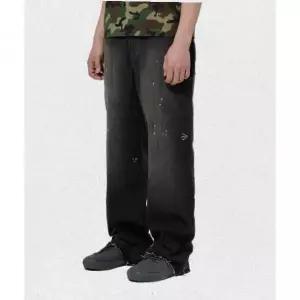 매장정품 디키즈 DICKIES 루즈핏 더티 워시드 데님 팬츠 Black DK0A89PUL71 1444792