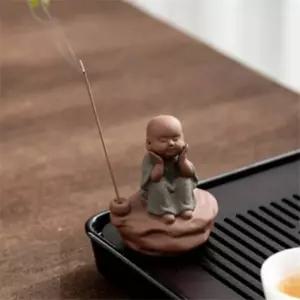 라이프모리 동자승 인센스 인센스홀더 인센스꽂이 인센스스틱홀더