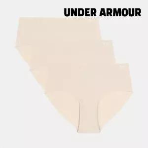 [언더아머][세일] 언더아머 팬티 /d6- 1383895-500 / 여성 UA 퓨어 스트레치 노 쇼 힙스터 3장