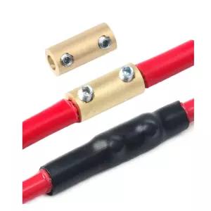 BEKMLOD 10Pcs 10 게이지 와이어 커넥터 너트 키트 스플라이싱 퀵 배선 연결 단자 회로 도체