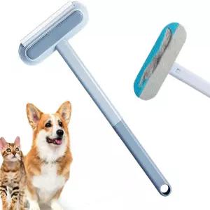 자모카 소파 제모 도구 - 4-in-1 재사용 가능한 반려동물 브러시 개와 고양이를 위한 다기능 긴 손잡이