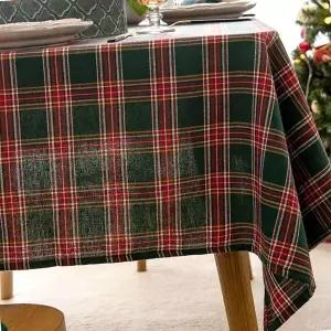 깔끔한끝단처리 분위기연출 캠핑식탁보 정사각 체크패턴