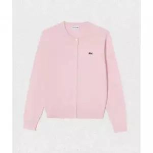 매장정품 라코스테 LACOSTE 여성 베이직 크루넥 가디건 AF133E-56G ADY LSMA 1446713