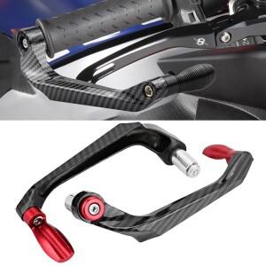 범용 바이크 오토바이 CNC 알루미늄 합금 핸들바 브레이크 클러치 레버 핸드 가드 프로텍터 개조 액세서리