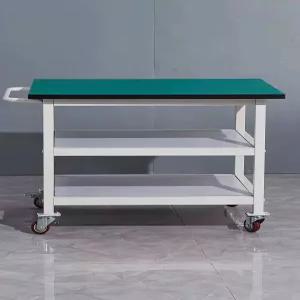 이동식 포장테이블 정전기방지 선반 다이 작업대 철제 작업 공구대 택배