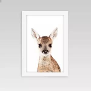 아이방 인테리어 동물액자 사슴A 동물액자 동물포스터 사진액자 동물사진