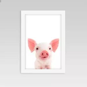 동물액자 아이방 인테리어 아기돼지 동물액자 동물포스터 사진액자