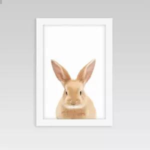 인테리어 동물액자 아기방 벽꾸미기 토끼A 동물액자 동물포스터 사진액자